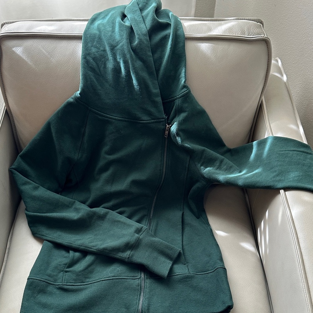 Nike Women's Deep Green Zip-Up Hoodie